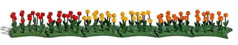 Piante: 70 Tulipani H0 Scale 1:87 Diorama Model RIPB 1242