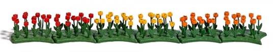 Piante: 70 Tulipani H0 Scale 1:87 Diorama Model RIPB 1242