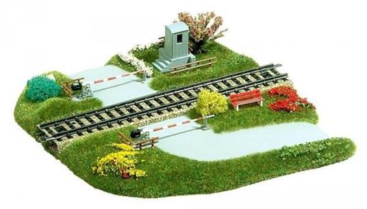 Passaggio A Livello Dritto H0 Scale 1:87 Diorama Model RIPB 3210