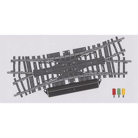 H0 Marklin K (senza massicciata) 2260 Scambio incrocio doppio 168.9 mm 22.5 ° 424.6 mm