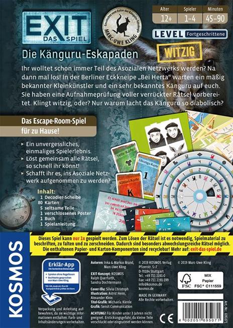 Kosmos 6950710 gioco da tavolo Board game Deduction - 3