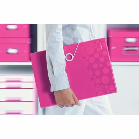 Leitz WOW A4 Polipropilene (PP) Metallico, Rosa - 3