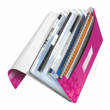 Leitz WOW A4 Polipropilene (PP) Metallico, Rosa - 5