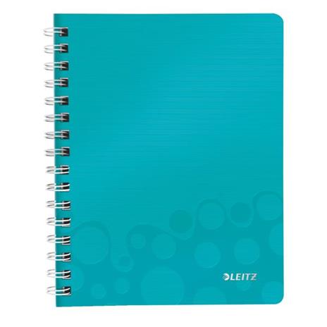 Leitz WOW quaderno per scrivere Turchese A5 80 fogli
