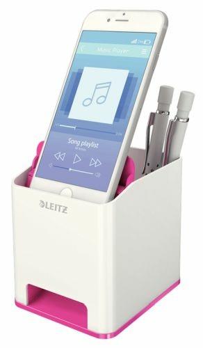 Leitz 53631023 portapenne Rosa, Bianco Polistirolo - 3