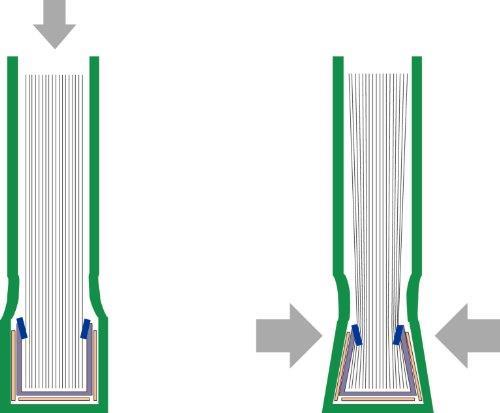 LEITZ impressBIND copertina flessibile fronte trasp.. f.to A4 dorso 3,5mm (10-35 fogli). Blu. 73980035 - 3