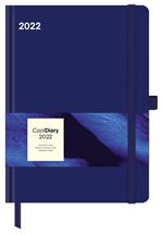 Agenda settimanale 2022 Cool Diary Blue, 12 mesi, 16 x 22 cm