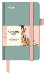 Agenda settimanale 2022 Cool Diary Sage Green, 12 mesi, 9 x 14 cm