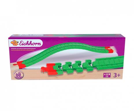 EH Train, Flex Trax, Straight. Eichhorn 100001405 parte e accessorio di trenino giocattolo Traccia