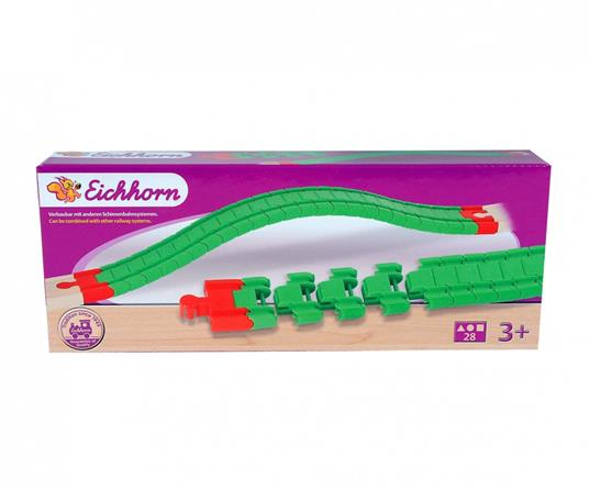 EH Train, Flex Trax, Straight. Eichhorn 100001405 parte e accessorio di trenino giocattolo Traccia