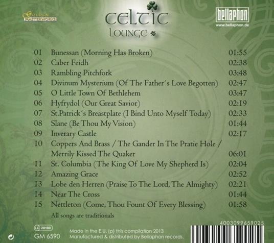 Celtic Lounge - CD Audio - 2