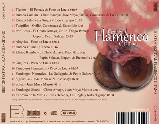 Best of Festival Flamenco Gitano - CD Audio - 2