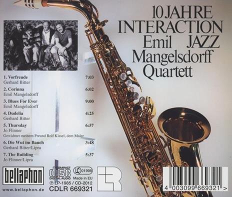 10 Jahre Interaction Jazz - CD Audio di Albert Mangelsdorff - 2