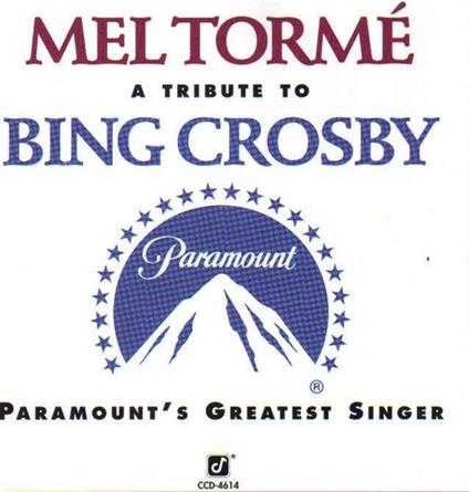 A Tribute to Bing Crosby - CD Audio di Mel Tormé