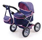 Bayer Design Trendy 1305200 Passeggino per Bambole, 46 cm, Colore: Blu