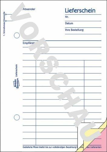 Avery 1723 modulo e libro contabile A6 40 pagine - 3