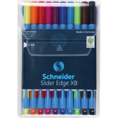 Penne a sfera Schneider Slider Edge XB. Astuccio Stand 10 colori