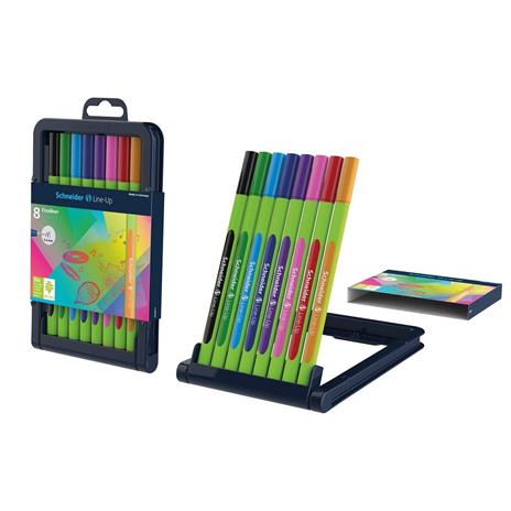 Pennarello fineliner Schneider Line Up. Astuccio 8 colori - 3