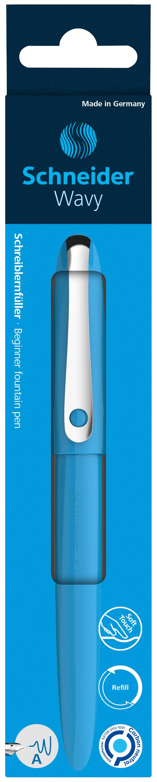 Stilografica Wavy azzurro - 3