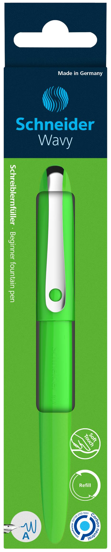 Stilografica Wavy verde - 3