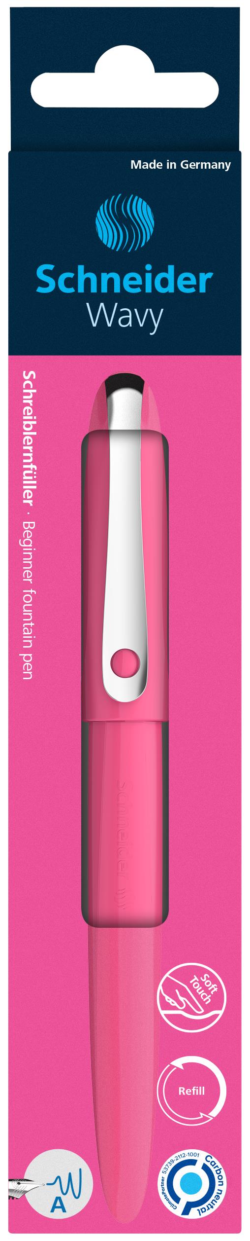 Stilografica Wavy rosa - 3