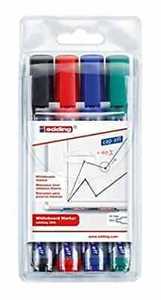 Cartoleria Edding 360 evidenziatore Nero, Blu, Verde, Rosso Tipo di punta 4 pezzo(i) Edding