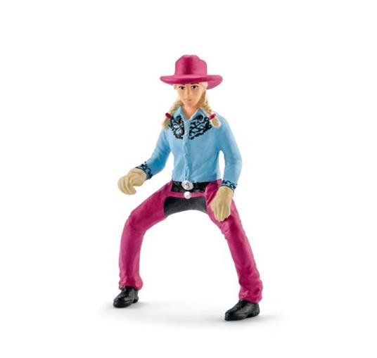 Cavallo Da Rodeo Con Cowgirl Schleich (41417) - 3