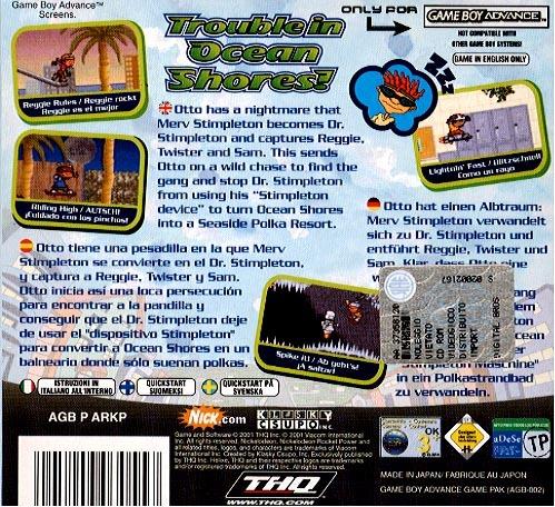 Gameboy Advance Rocket Power: Dream Scheme - 2