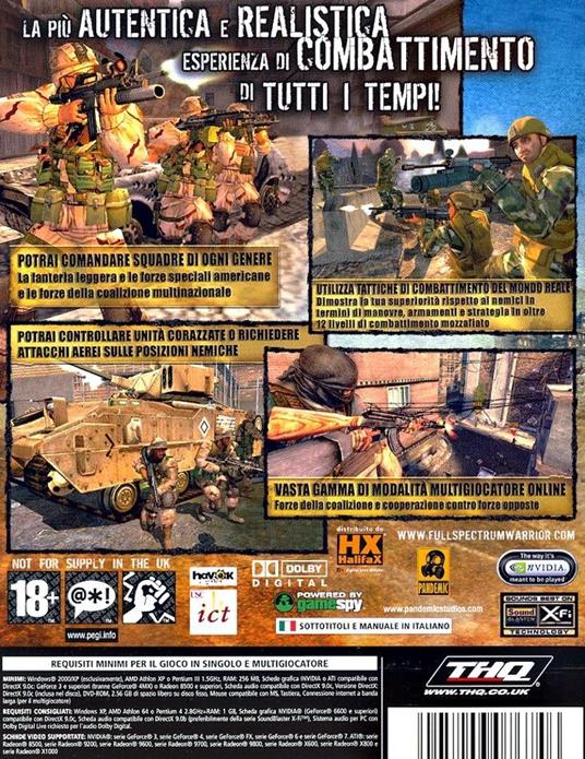 Full Spectrum Warrior: Ten Hammers - IT - PC - 11