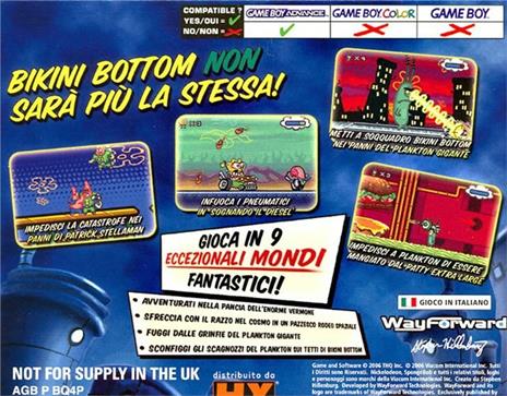 Gameboy Advance Spongebob: La Creatura Del Krusty Krab (Ita) - 11