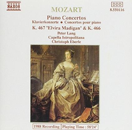 Concerto per Pianofortes K467 and K466 - CD Audio di Wolfgang Amadeus Mozart