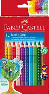 Cartoleria Astuccio cartone da 12 matite Jumbo Grip acquerellabili Faber-Castell