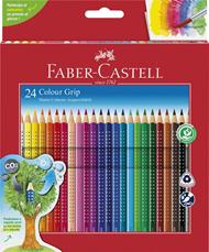 Astuccio cartone da 24 matite colorate acquerellabiliColour Grip - packaging interamente in Italiano