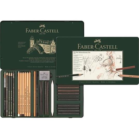 Set Faber-Castell Pitt Monochrome Large. 33 pezzi