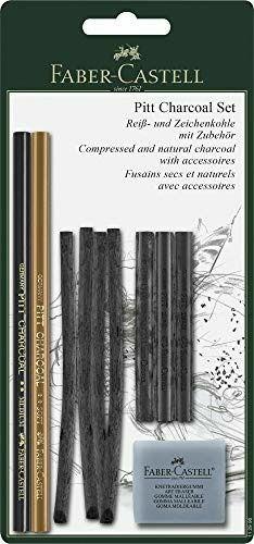 Set carboncini per artisti Faber-Castell Pitt