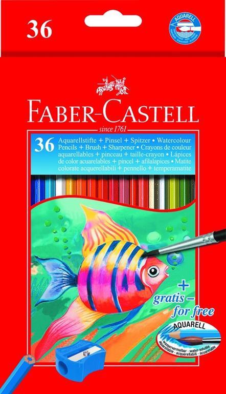 Matite acquerellabili Faber-Castell. Astuccio cartone 36 colori - 2