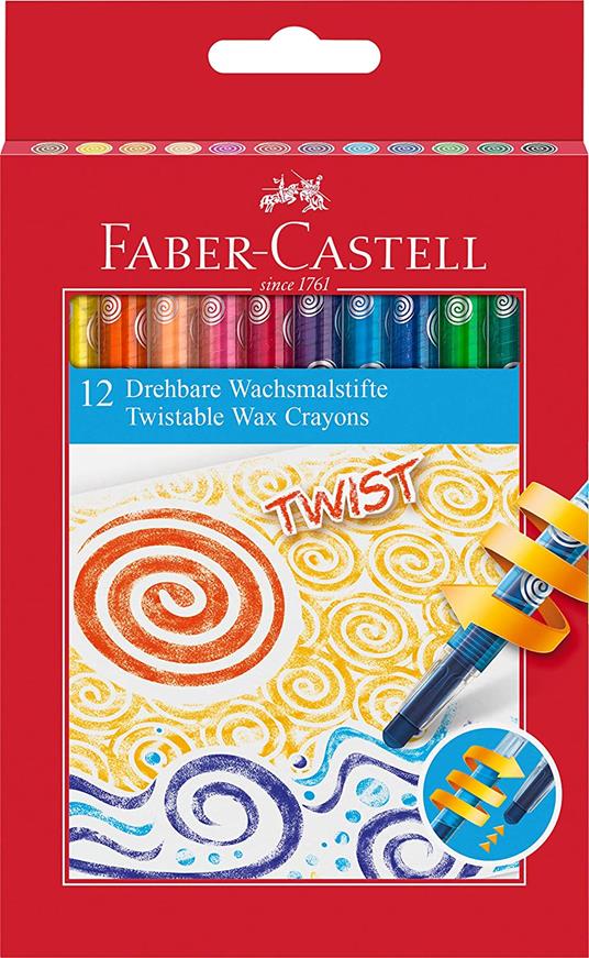 Faber Castell Cf 12 Pastelli a cera Jumbo 