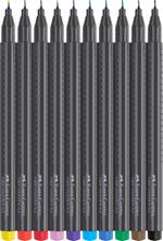 Astuccio in cartone con 10 Grip Finepen 0.4 mm