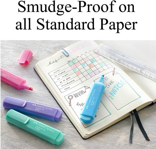 Evidenziatori Faber-Castell Textliner Pastel. Busta 8 colori pastello - 5