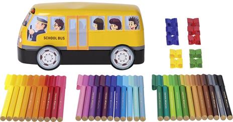 Pennarelli a feltro Faber-Castell Connector. Schoolbus 33 pennarelli - 2