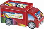 Pennarelli Faber-Castell Connector Pens. Camioncino in latta 33 colori + 10 connettori