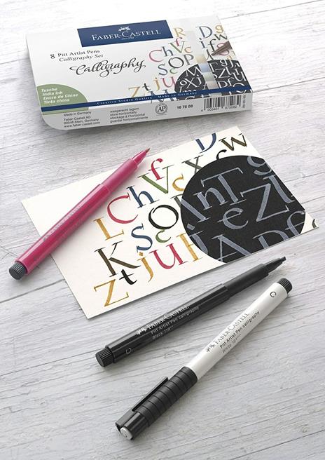 Bustina con 6 Pitt Artst Pen Calligraphy (99-01-72-88-80-75) - 6