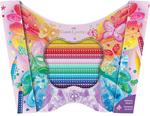 Set Regalo Faber Castell Farfalla 20 Pastelli Colorati Schintillanti