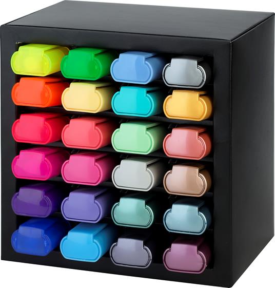 Textliner 46 deskset da 24 inclusi 7x Neon, 9x Pastel e 8x colori metallici - 2