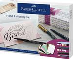 Faber-Castell 267103 penna calligrafica Corallo, Ciano, Verde, Nero metallizzato, Giallo 12 pz