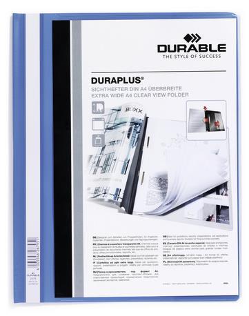 Durable DURAPLUS A4 Blu, Trasparente - 2
