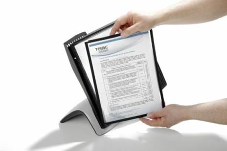 Durable Sherpa Style Table 10 leggio portadocumenti Scrivania Ritratto A4 - 3