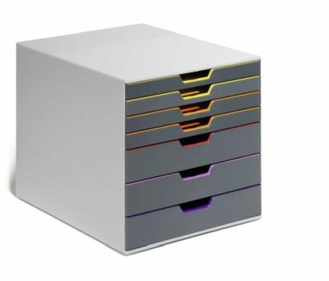 Durable Varicolor 7 vassoio da scrivania Grigio, Multicolore - 4