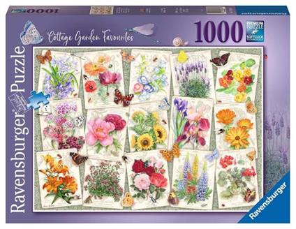 Ravensburger - Puzzle Collezione di fiori, 1000 Pezzi, Puzzle Adulti