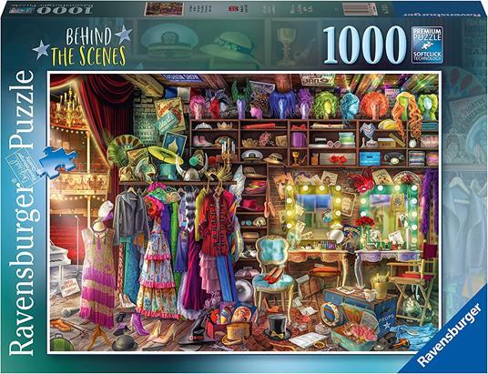 Ravensburger - Puzzle Dietro le quinte, 1000 Pezzi, Puzzle Adulti